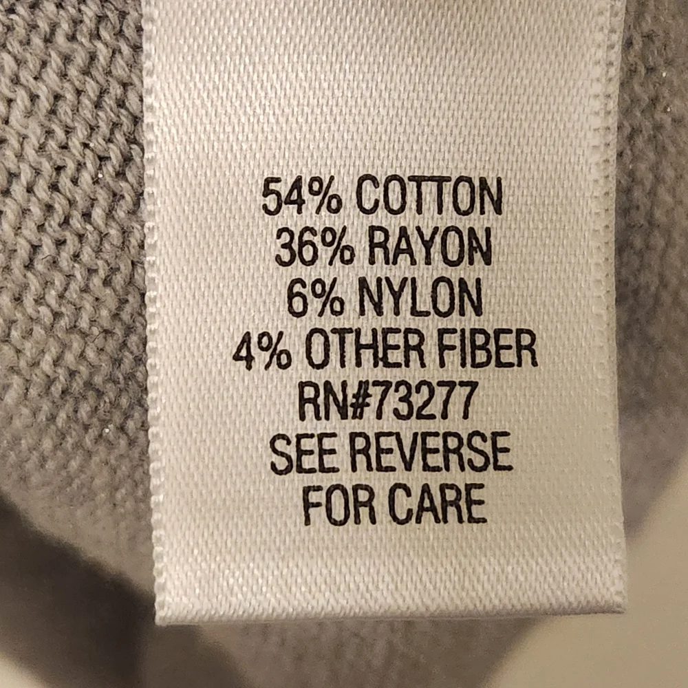 Croft And Barrow Silver Sparkle Gray Cardigan Sweater Medium - Picture 8 of 9